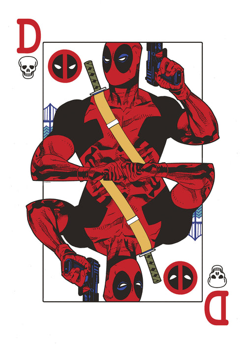 Komar NEU | Komar Wandbild- Marvel Deadpool Jack of all Trades