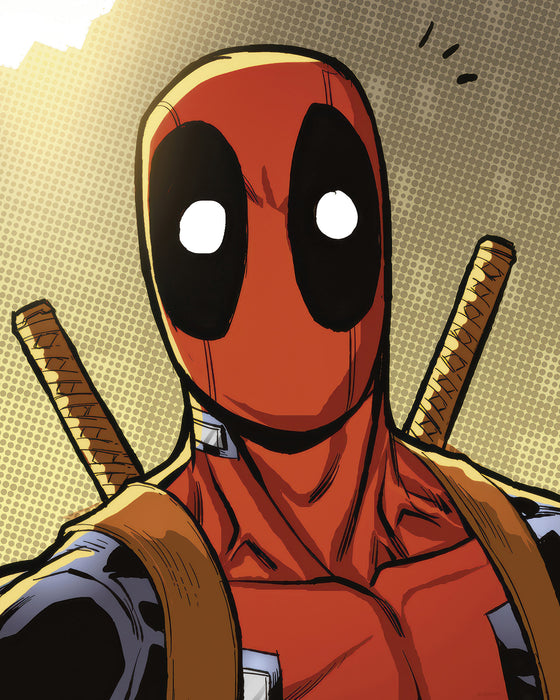 Komar NEU | Komar Wandbild- Marvel Deadpool Holup