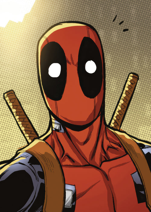 Komar NEU | Komar Wandbild- Marvel Deadpool Holup