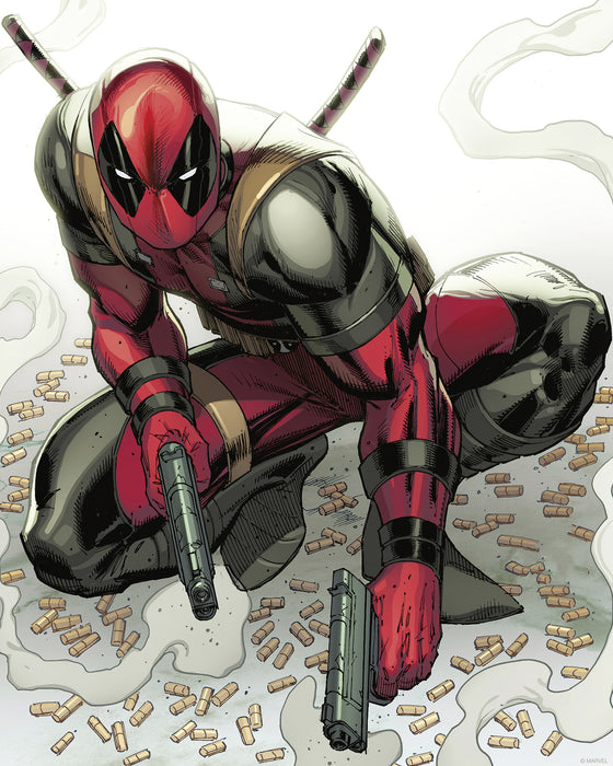 Komar NEU | Komar Wandbild- Marvel Deadpool Bullets