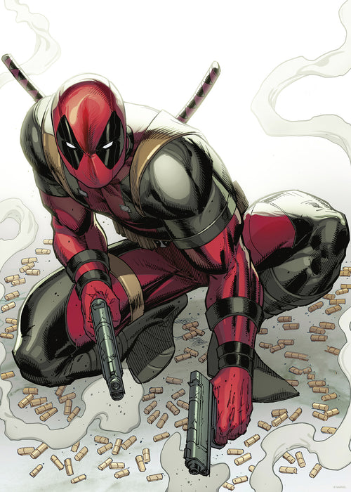 Komar NEU | Komar Wandbild- Marvel Deadpool Bullets