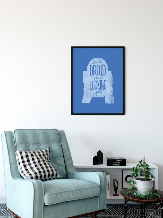 Wandbild | Star Wars Silhouette Quotes R2D2