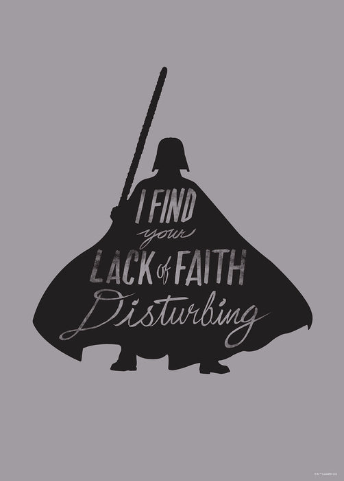 Wandbild | Star Wars Silhouette Quotes Vader