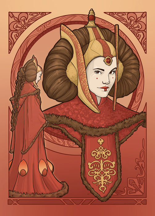 Komar NEU | Wandbild - Star Wars Queen Padmé Amidala