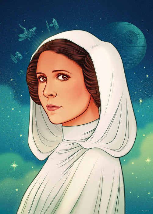 Komar NEU | Wandbild - Star Wars Princess of Alderaan