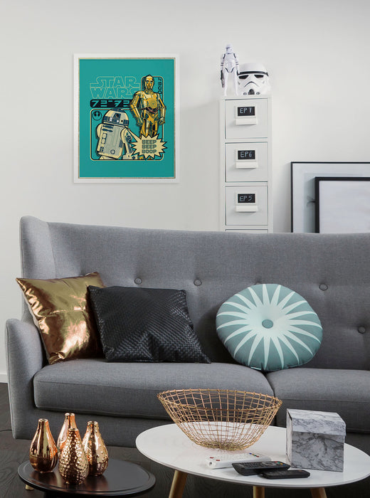 Wandbild | Star Wars Beep Boop