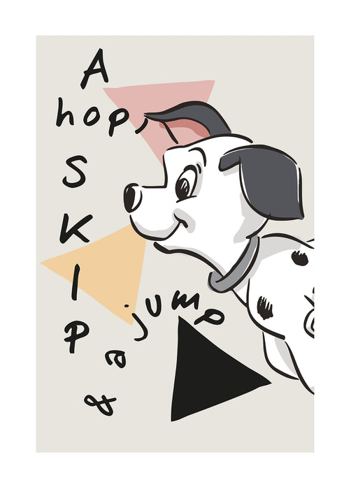 Komar NEU | Wandbild - 101 Dalmatiner Angles - Größe 50 x 70 cm