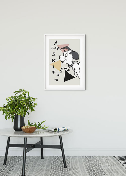 Komar NEU | Wandbild - 101 Dalmatiner Angles - Größe 50 x 70 cm