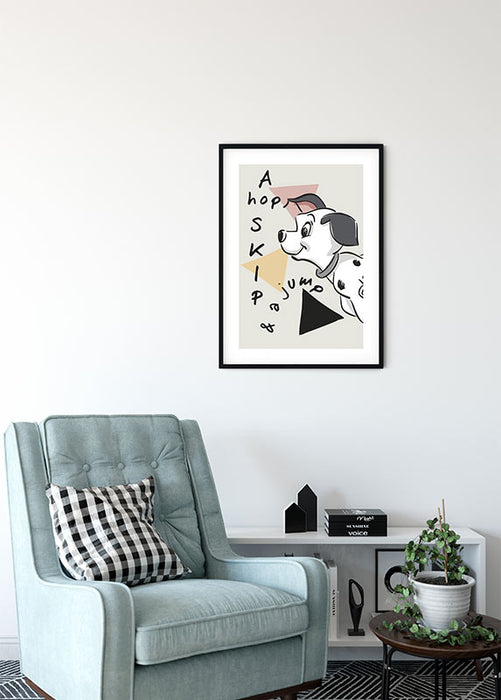 Komar NEU | Wandbild - 101 Dalmatiner Angles - Größe 40 x 50 cm