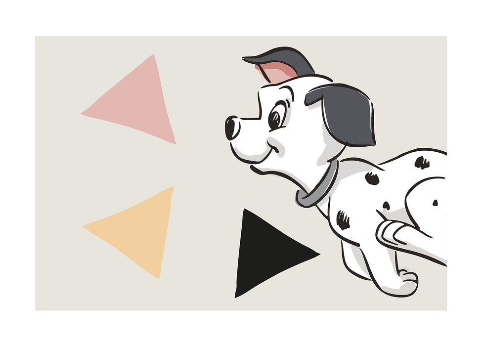 Komar NEU | Wandbild - 101 Dalmatiner Angles Landscape - Größe 40 x 30 cm