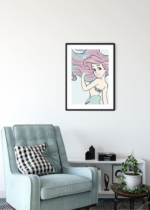Komar NEU | Wandbild - Ariel Aquarell - Größe 30 x 40 cm