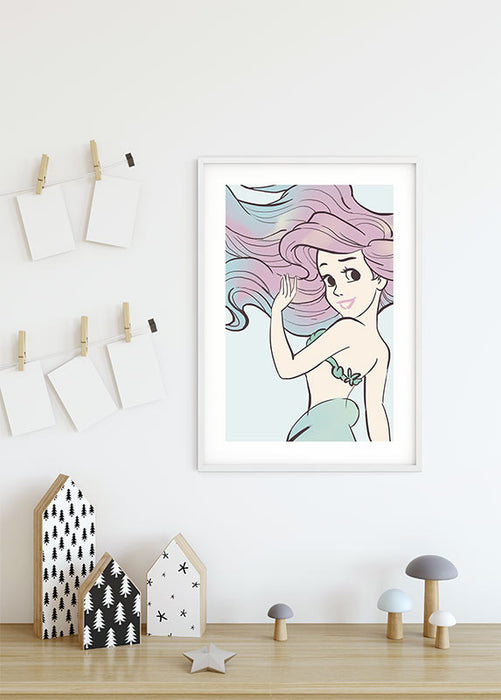 Komar NEU | Wandbild - Ariel Aquarell - Größe 30 x 40 cm