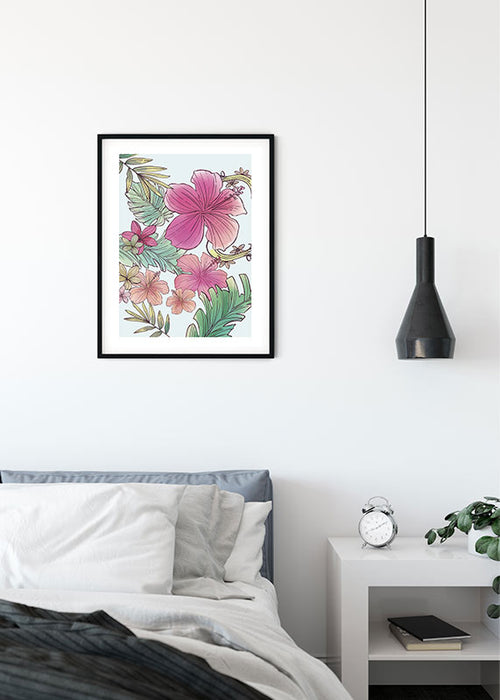 Wandbild - Ariel Flowers