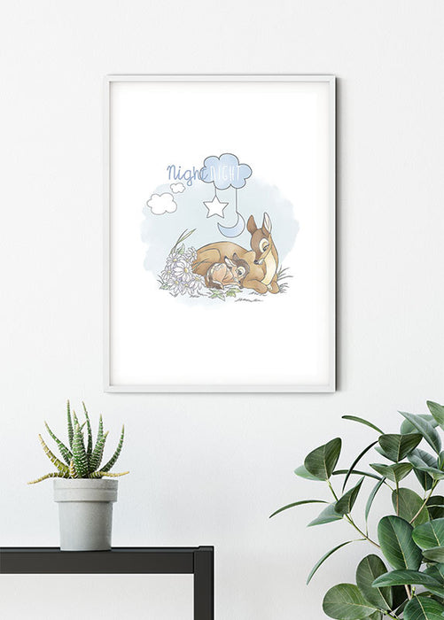 Komar NEU | Wandbild - Bambi Good Night - Größe 30 x 40 cm