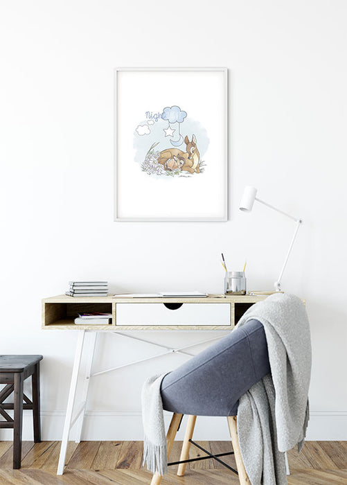 Wandbild - Bambi Good Night