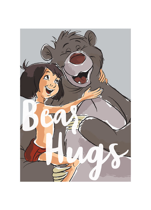 Wandbild - Bear Hug