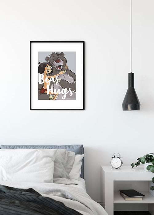 Komar NEU | Wandbild - Bear Hug - Größe 30 x 40 cm