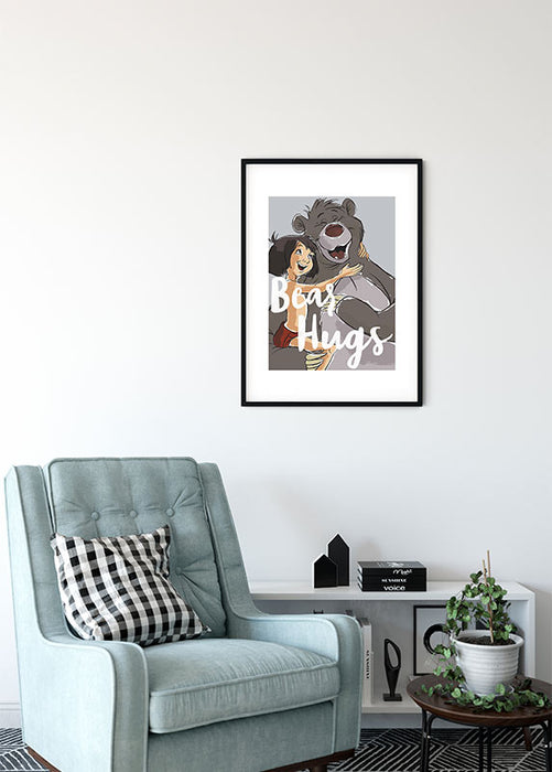 Komar NEU | Wandbild - Bear Hug - Größe 40 x 50 cm