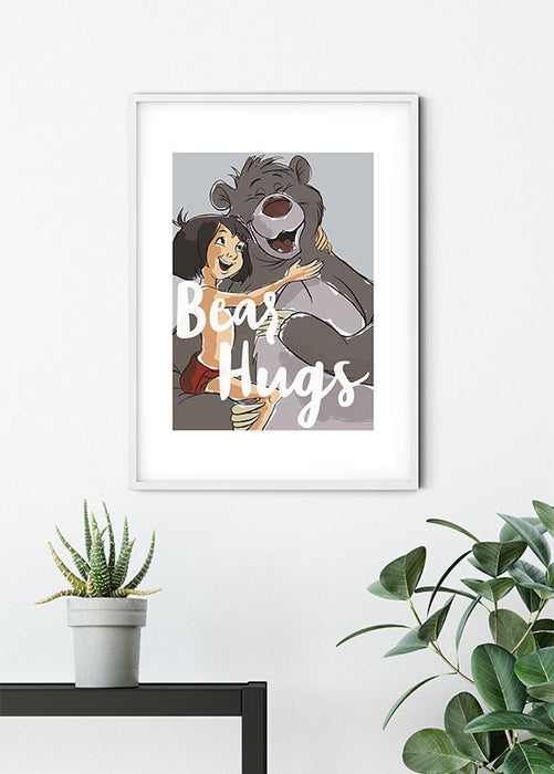 Komar NEU | Wandbild - Bear Hug - Größe 30 x 40 cm