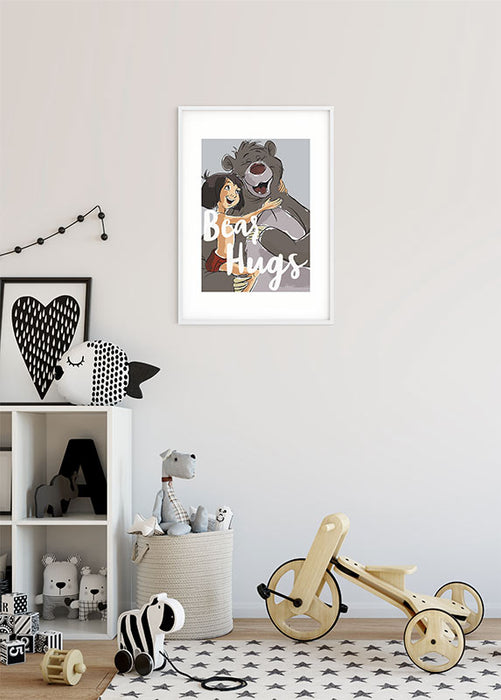 Komar NEU | Wandbild - Bear Hug - Größe 40 x 50 cm