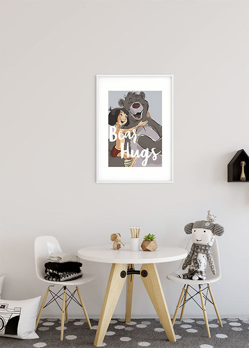 Komar NEU | Wandbild - Bear Hug - Größe 50 x 70 cm