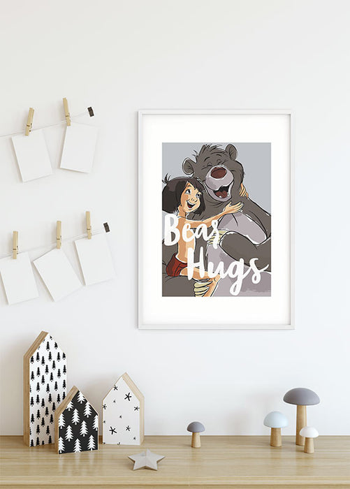 Komar NEU | Wandbild - Bear Hug - Größe 40 x 50 cm