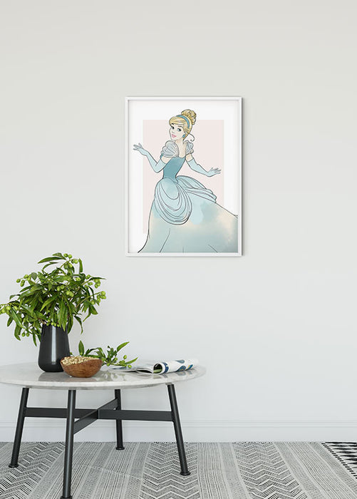 Komar NEU | Wandbild - Cinderella Beauty - Größe 30 x 40 cm