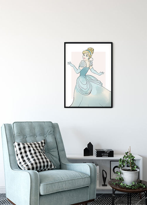 Komar NEU | Wandbild - Cinderella Beauty - Größe 30 x 40 cm