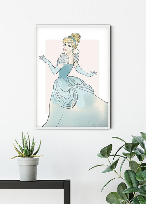 Komar NEU | Wandbild - Cinderella Beauty - Größe 30 x 40 cm