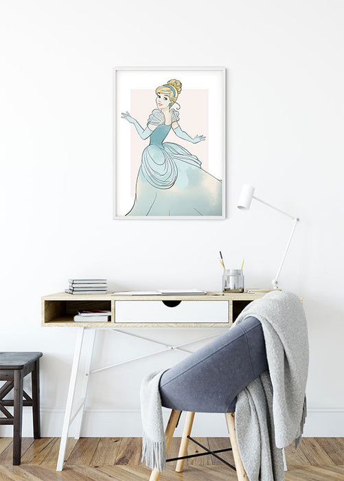 Komar NEU | Wandbild - Cinderella Beauty - Größe 40 x 50 cm