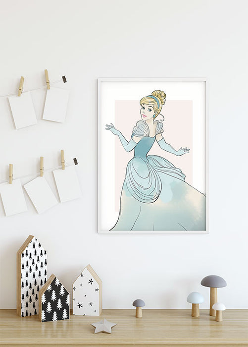 Komar NEU | Wandbild - Cinderella Beauty - Größe 40 x 50 cm