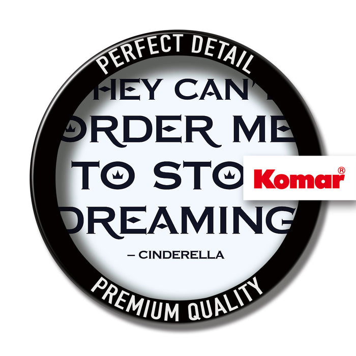 Komar NEU | Wandbild - Cinderella Quote - Größe 50 x 70 cm