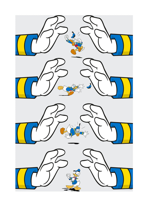 Wandbild - Donald Duck Hands