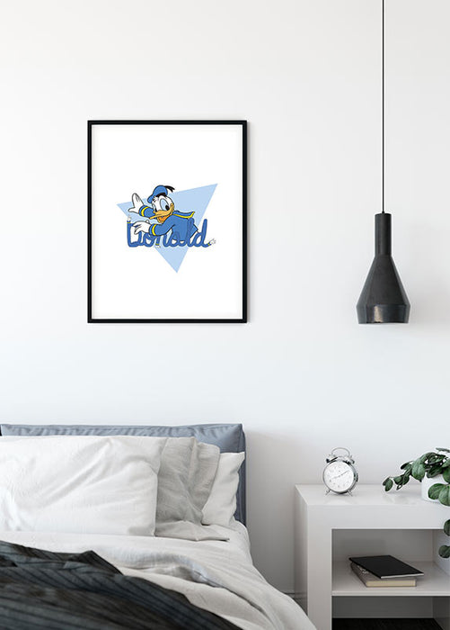 Komar NEU | Wandbild - Donald Duck Triangle - Größe 40 x 50 cm