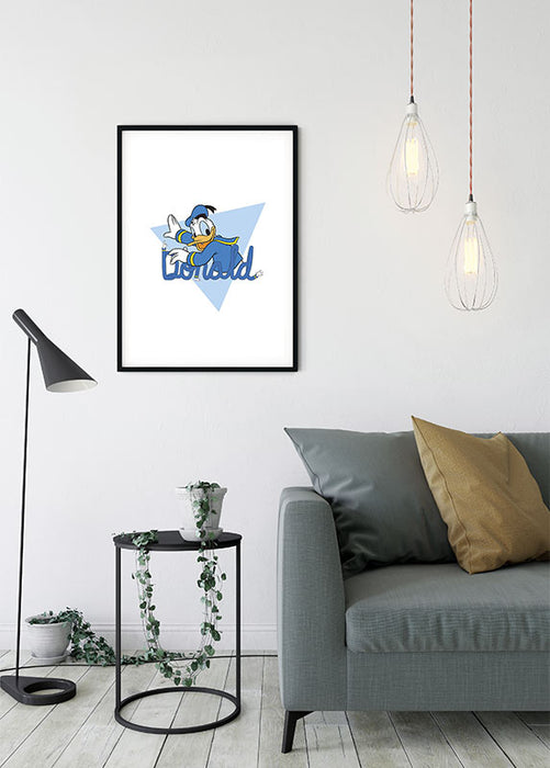 Komar NEU | Wandbild - Donald Duck Triangle - Größe 40 x 50 cm