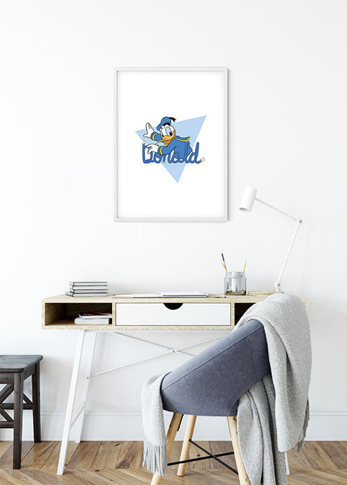Komar NEU | Wandbild - Donald Duck Triangle - Größe 40 x 50 cm