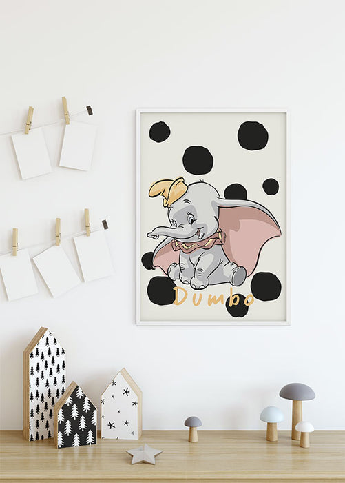 Komar NEU | Wandbild - Dumbo Dots - Größe 30 x 40 cm