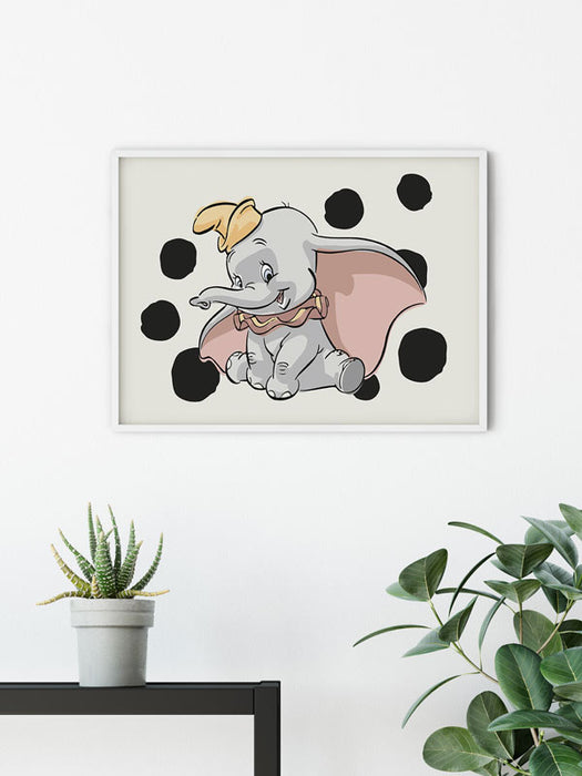 Komar NEU | Wandbild - Dumbo Dots Landscape - Größe 40 x 30 cm