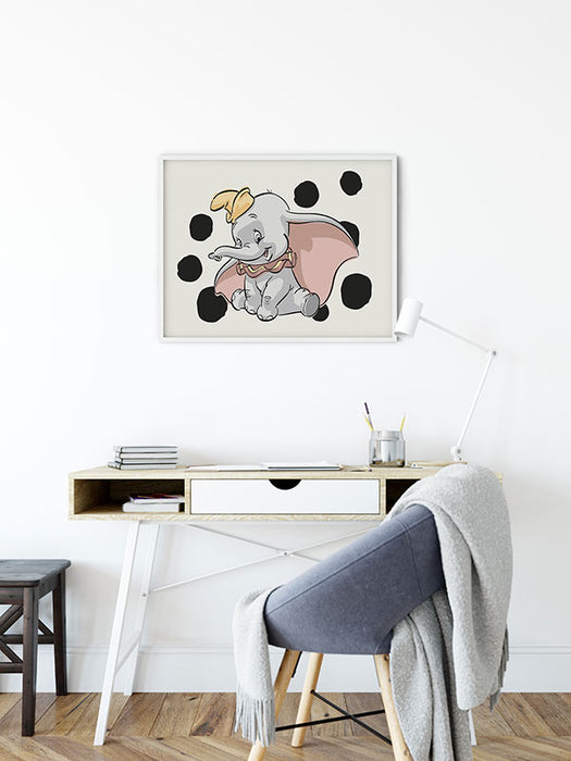 Komar NEU | Wandbild - Dumbo Dots Landscape - Größe 40 x 30 cm