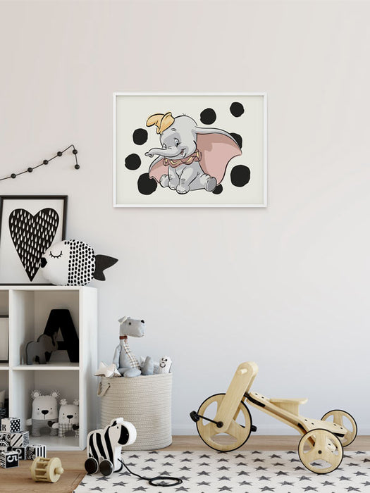 Komar NEU | Wandbild - Dumbo Dots Landscape - Größe 40 x 30 cm