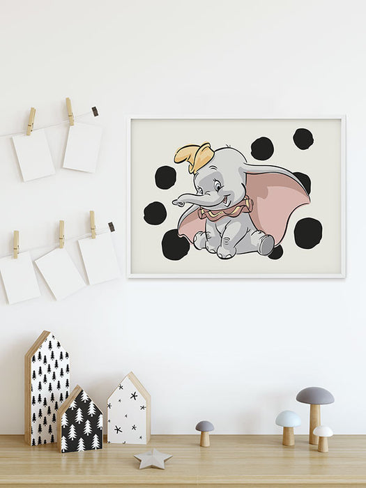 Komar NEU | Wandbild - Dumbo Dots Landscape - Größe 50 x 40 cm