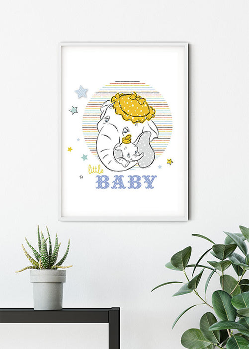 Komar NEU | Wandbild - Dumbo Little Baby - Größe 40 x 50 cm
