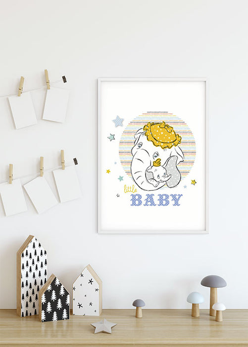 Komar NEU | Wandbild - Dumbo Little Baby - Größe 30 x 40 cm