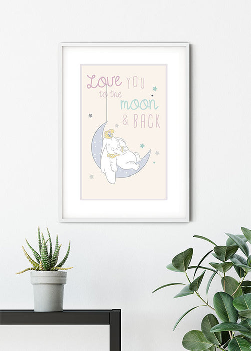 Komar NEU | Wandbild - Dumbo Moon - Größe 40 x 50 cm