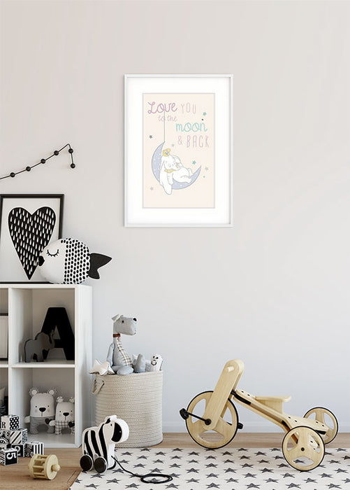 Komar NEU | Wandbild - Dumbo Moon - Größe 40 x 50 cm