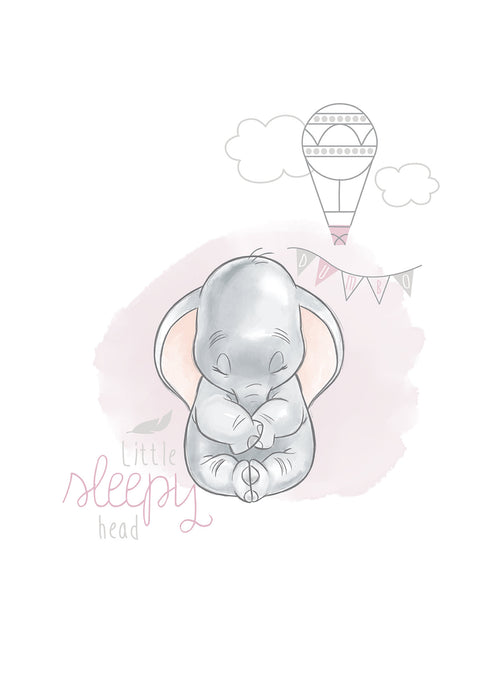 Wandbild - Dumbo Sleepy