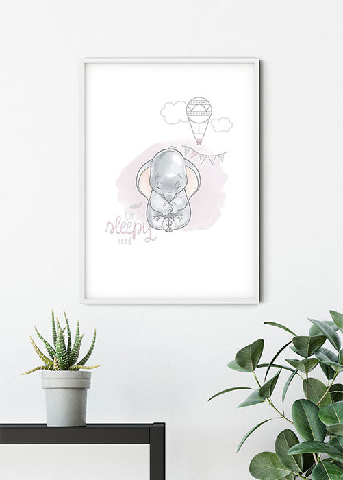 Wandbild - Dumbo Sleepy