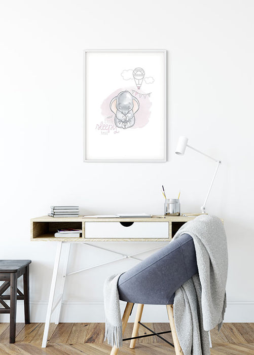 Wandbild - Dumbo Sleepy