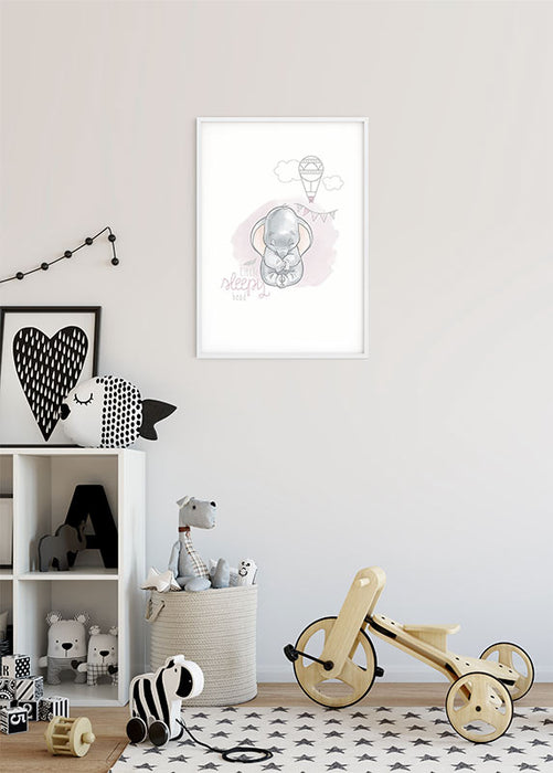 Wandbild - Dumbo Sleepy