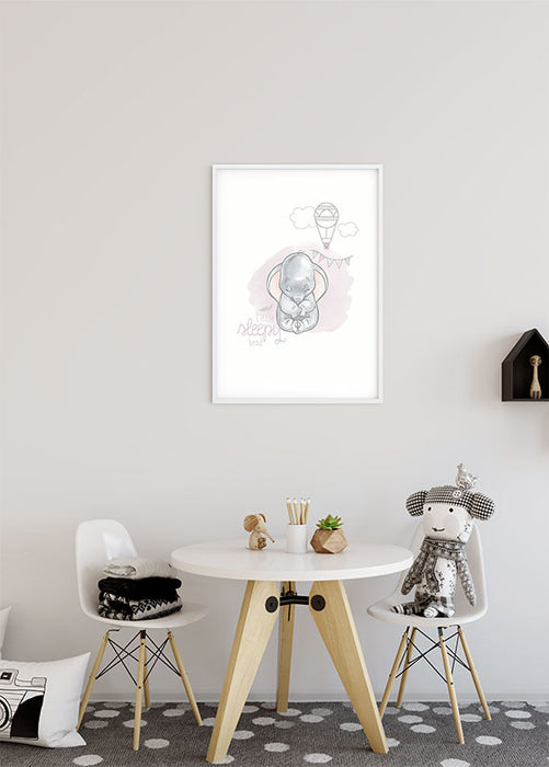 Wandbild - Dumbo Sleepy